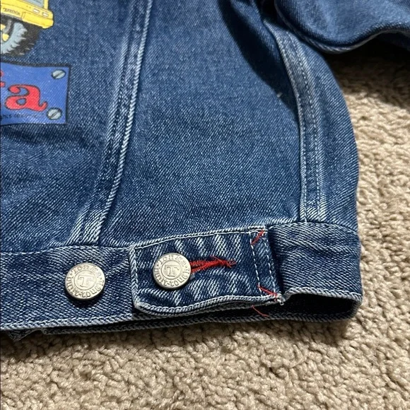 Vintage Tonka Truck Denim Jacket Size 2 - Picture 3 of 7